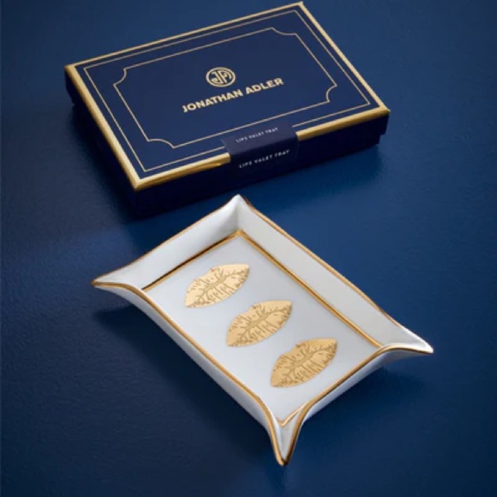Jonathan Adler Lip Valet Tray